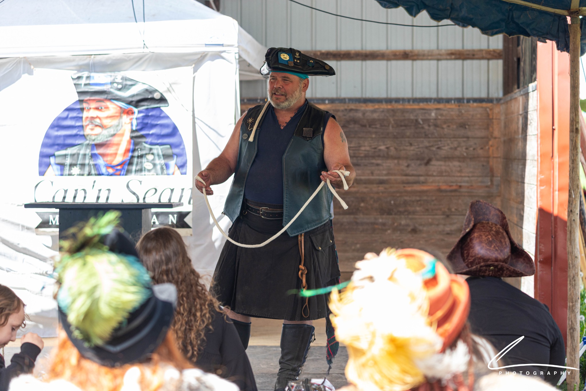 Pirate performers bring swashbuckling fun to the faire